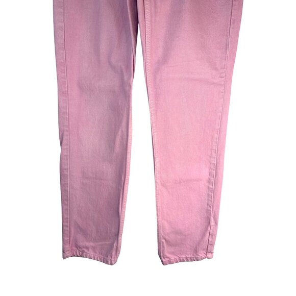 ZARA Size 2 Pink High-Rise Straight Leg Cotton Jeans - Picture 6 of 15
